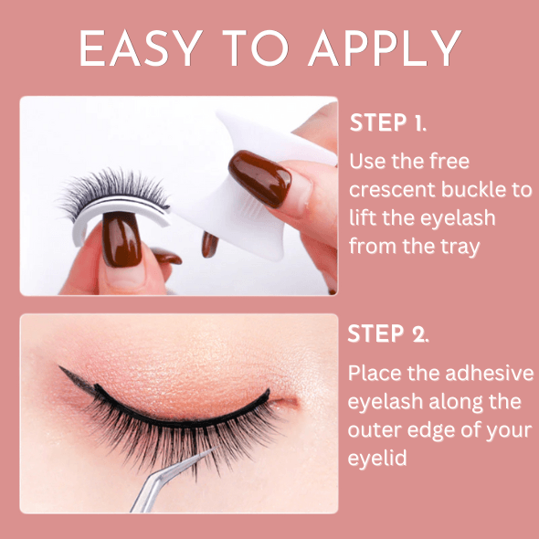 Reusable Adhesive Eyelashes - Beauty Lust